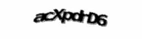 Security check image, please type the characters shown